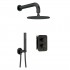 Deante Silia zestaw prysznicowy podtynkowy czarny mat BXYYNQSM