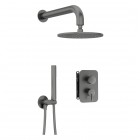 Deante Silia zestaw prysznicowy podtynkowy titanium BXYYDQSM