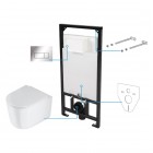 Deante Jasmin zestaw 6w1 przycisk chrom CDJS6ZPW