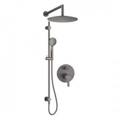 Deante Arnika zestaw prysznicowy podtynkowy titanium NAC_D6QP