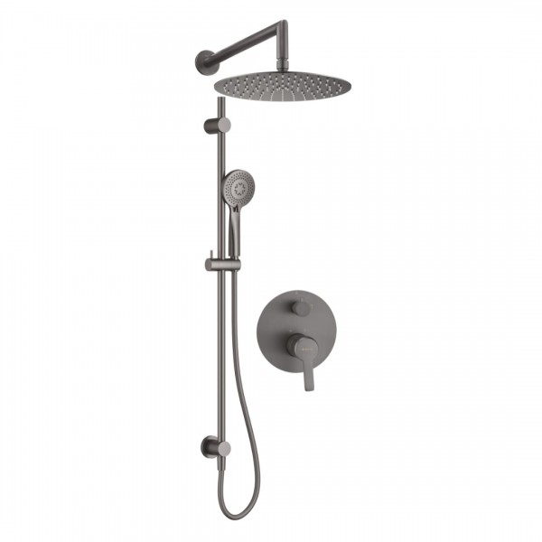 Deante Arnika zestaw prysznicowy podtynkowy titanium NAC_D6QP