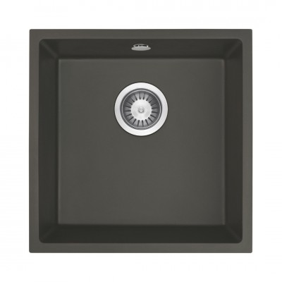 Deante Corda zlewozmywak granitowy 44x44 cm antracyt metalik ZQA_T10A