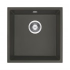 Deante Corda zlewozmywak granitowy 44x44 cm antracyt metalik ZQA_T10A