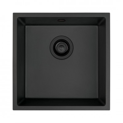 Deante Corda zlewozmywak granitowy 44x44 cm grafit metalik ZQA_G10A