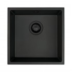 Deante Corda zlewozmywak granitowy 44x44 cm czarny mat ZQA_N10A