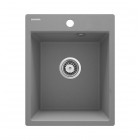 Deante Corio zlewozmywak granitowy 40x50 cm szary metalik ZRC_S103