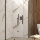 Deante Prizma ścianka wolnostojąca 80 cm Walk-in titanium KTJ_D38P