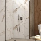 Deante Prizma ścianka wolnostojąca 90 cm Walk-in titanium KTJ_D39P