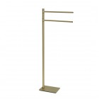 Gedy stojak na ręczniki złoty szczotkowany TR31/GM