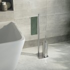 Gedy stojak na papier + szczotka WC nikiel TR32/NKO