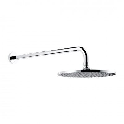 Omnires deszczownica okrągła 25 cm z ramieniem ściennym chrom WGSET1CR