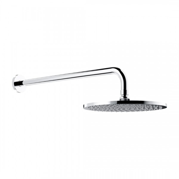 Omnires deszczownica okrągła 25 cm z ramieniem ściennym chrom WGSET1CR