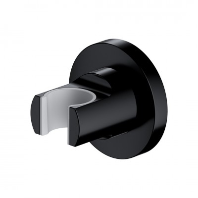 Omnires uchwyt prysznicowy czarny półpołysk 8873ABL