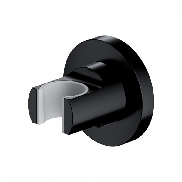 Omnires uchwyt prysznicowy czarny półpołysk 8873ABL