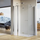 Sanswiss Solino kabina prysznicowa prostokątna 100x70 cm lewa srebrny połysk 54320