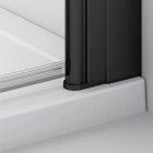 Sanswiss Solino kabina prysznicowa prostokątna 75x70 cm czarny mat 54421