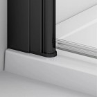 Sanswiss Solino kabina prysznicowa prostokątna 75x70 cm czarny mat 54421