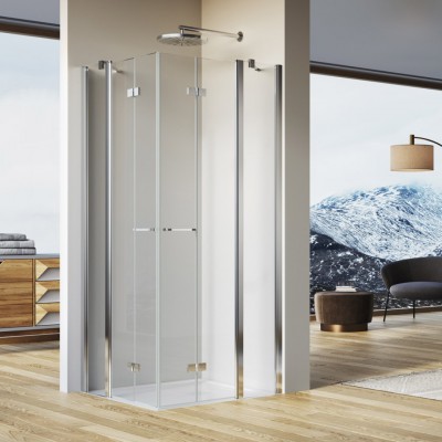 Sanswiss Solino kabina prysznicowa prostokątna 120x100 cm prawa srebrny połysk 54536