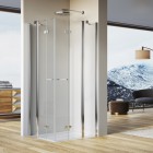 Sanswiss Solino kabina prysznicowa prostokątna 120x100 cm prawa srebrny połysk 54536