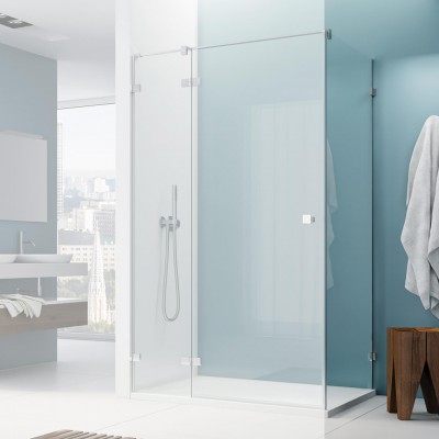 Sanswiss Annea ścianka prysznicowa 70 cm boczna do drzwi srebrny połysk ANTW107005007