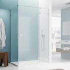 Sanswiss Annea ścianka prysznicowa 70 cm boczna do drzwi srebrny połysk ANTW107005007