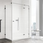 Sanswiss Annea ścianka prysznicowa 70 cm boczna do drzwi czarny mat ANTW107000607