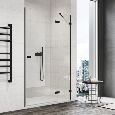 Sanswiss Annea drzwi prysznicowe 75 cm prawe czarny mat AN13WD07500607