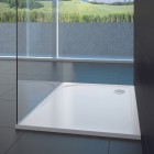 Sanswiss Tracy brodzik prostokątny 100x80 cm konglomeratowy biały WAA8010004
