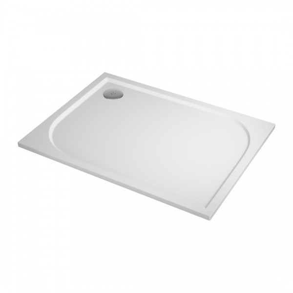 Sanswiss Tracy brodzik prostokątny 100x80 cm konglomeratowy biały WAA8010004