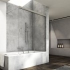 Sanswiss Cadura parawan 2-częściowy 120x160 cm prawy srebrny połysk CAW2BD12005007