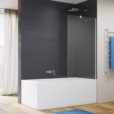 Sanswiss Easy parawan 1-częściowy 70x120 cm srebrny połysk STR4P6B0705007