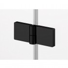 SanSwiss Annea kabina prysznicowa półokrągła 90 cm czarny mat ANR5509000607