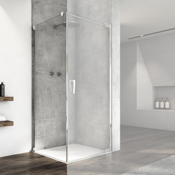 Sanswiss Cadura ścianka prysznicowa 70 cm boczna do drzwi srebrny połysk CAT10705007