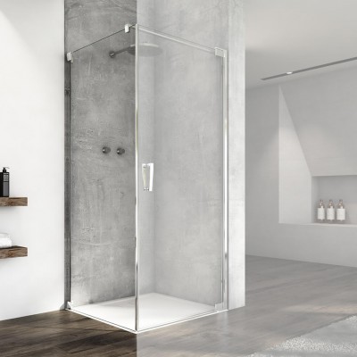 Sanswiss Cadura ścianka prysznicowa 70 cm boczna do drzwi srebrny połysk CAT10705007