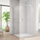 Sanswiss Cadura ścianka prysznicowa 70 cm boczna do drzwi biały mat CAT10700907