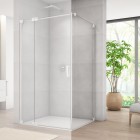 Sanswiss Cadura ścianka prysznicowa 70 cm boczna do drzwi biały mat CAT10700907