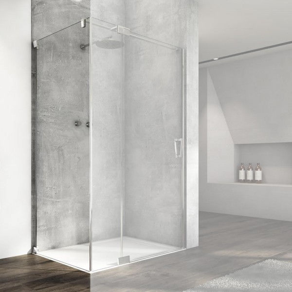 Sanswiss Cadura ścianka prysznicowa 70 cm boczna do drzwi srebrny połysk CAT30705007