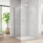 Sanswiss Cadura ścianka prysznicowa 70 cm boczna do drzwi biały mat CAT30700907