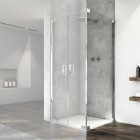 Sanswiss Cadura ścianka prysznicowa 70 cm boczna do drzwi srebrny połysk CAT20705007