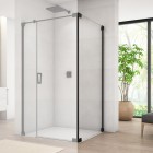 Sanswiss Cadura ścianka prysznicowa 70 cm boczna do drzwi czarny mat CAT20700607