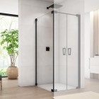 Sanswiss Cadura ścianka prysznicowa 70 cm boczna do drzwi czarny mat CAT20700607