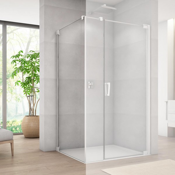 Sanswiss Cadura ścianka prysznicowa 70 cm boczna do drzwi biały mat CAT50700907