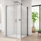 Sanswiss Cadura ścianka prysznicowa 70 cm boczna do drzwi czarny mat CAT50700607