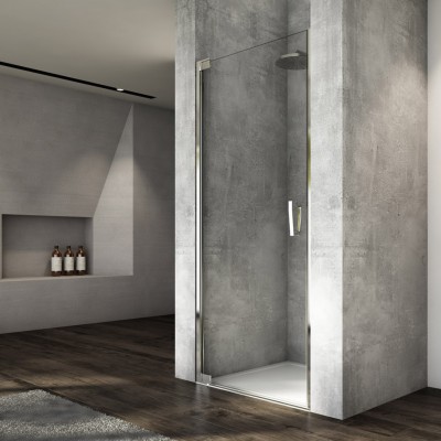 Sanswiss Cadura drzwi prysznicowe 70 cm lewe srebrny połysk CA1CG0705007