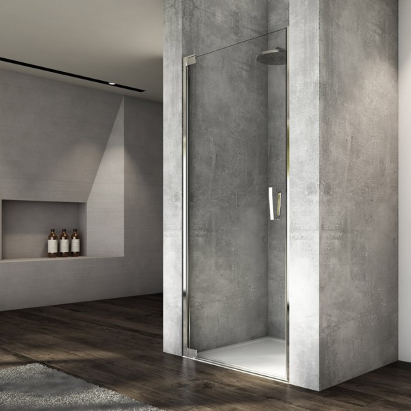 Sanswiss Cadura drzwi prysznicowe 70 cm lewe srebrny połysk CA1CG0705007
