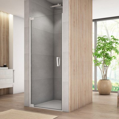 Sanswiss Cadura drzwi prysznicowe 70 cm lewe biały mat CA1CG0700907