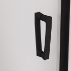 Sanswiss Cadura drzwi prysznicowe 70 cm lewe czarny mat CA1CG0700607