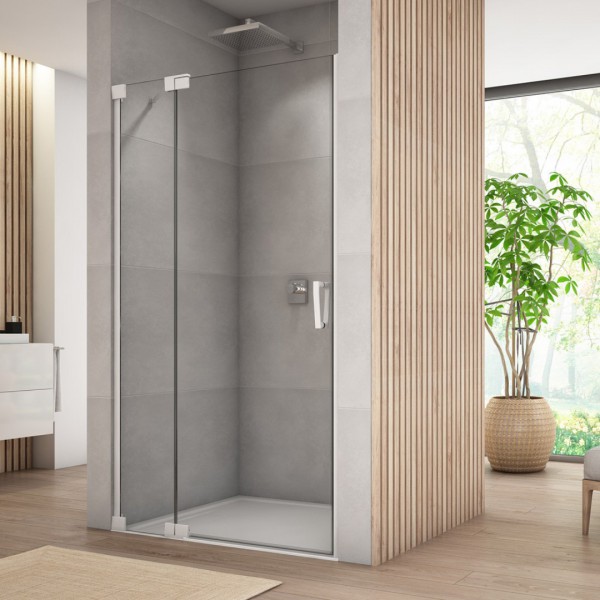 Sanswiss Cadura drzwi prysznicowe 75 cm lewe biały mat CA13G0750907