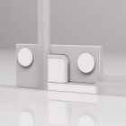 Sanswiss Cadura drzwi prysznicowe 75 cm prawe biały mat CA13D0750907