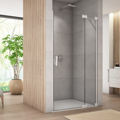 Sanswiss Cadura drzwi prysznicowe 75 cm prawe biały mat CA13D0750907